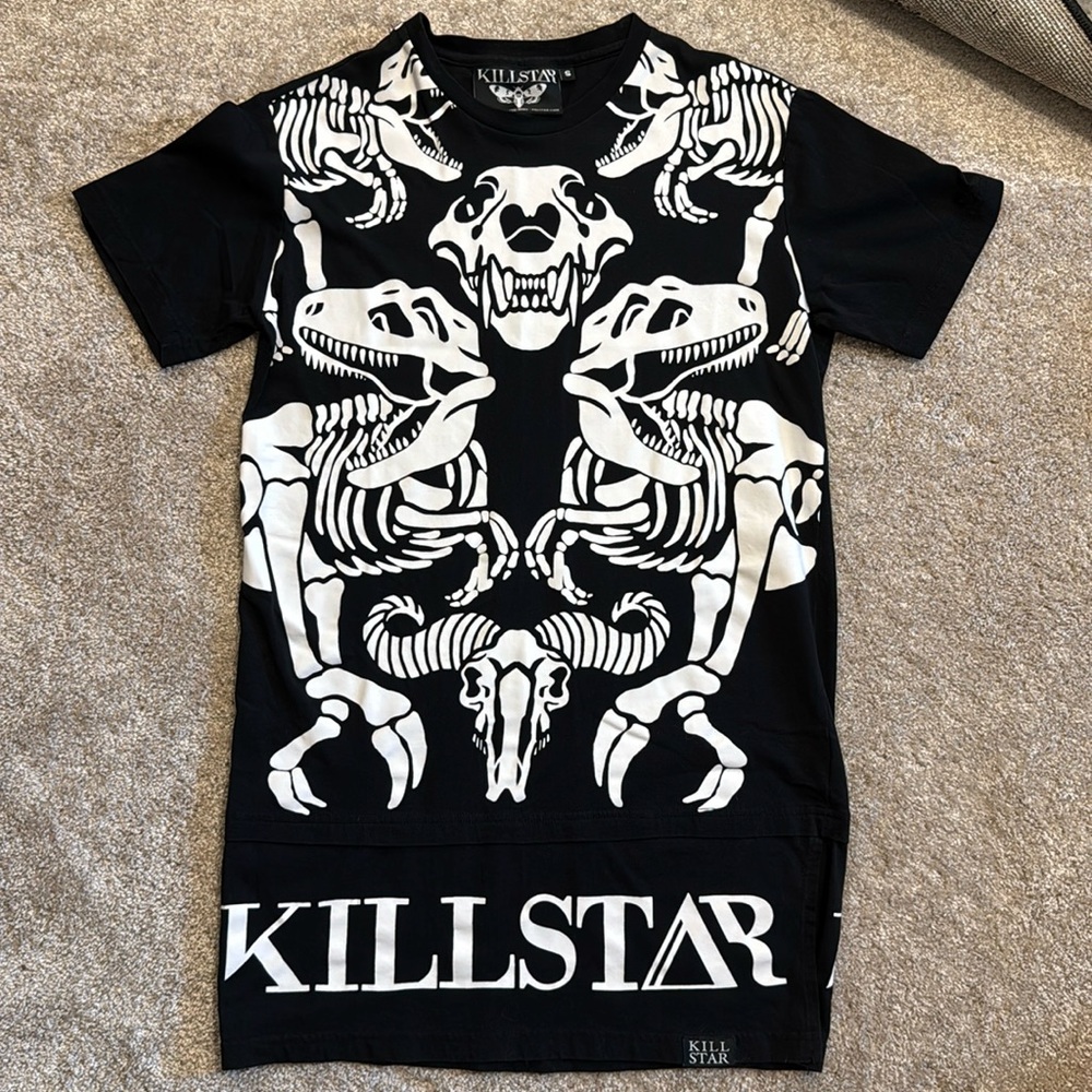 Killstar Dinosaur Bones Tshirt